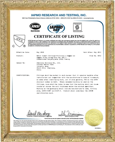 IAPMO RESEARCH AND TESTING,INC.