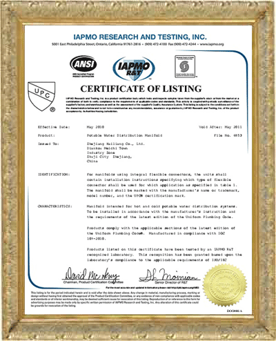 IAPMO RESEARCH AND TESTING,INC.